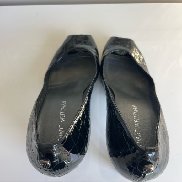 Stuart Weitzman Black Crocidile Heels - Picture 11 of 12